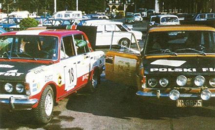 Jussi Kynsylehto i Martin Holmes – Polski Fiat 125p/MC.